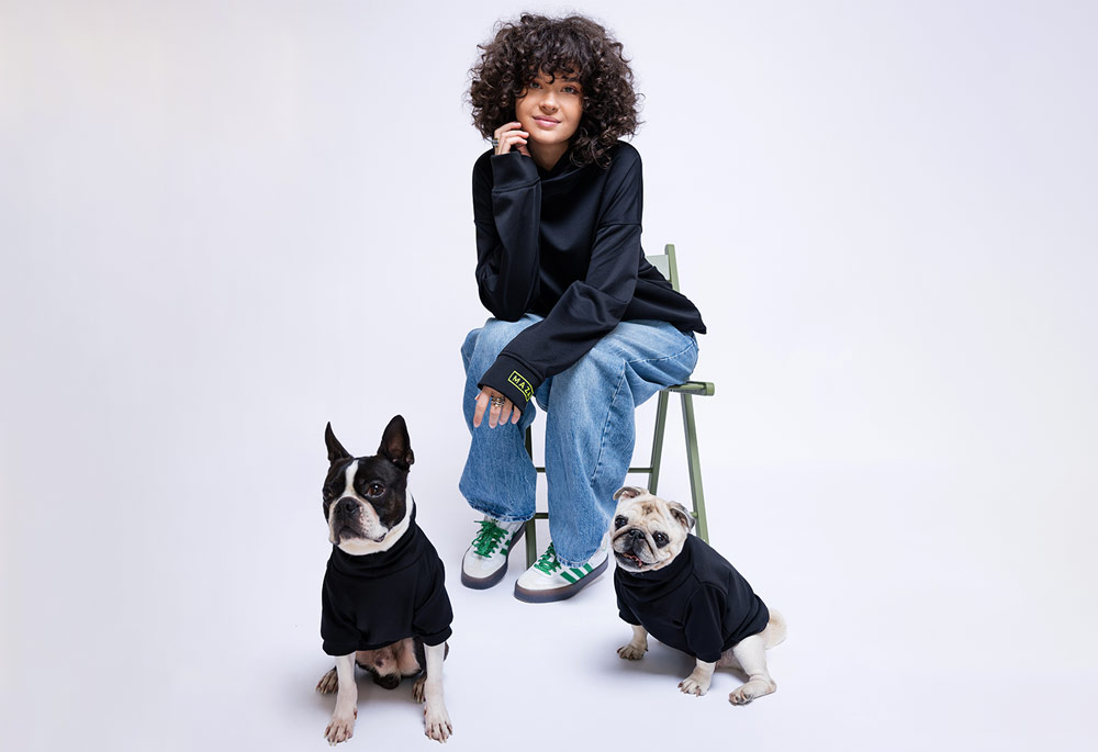 Black Maza Dog Sweater - Image 5