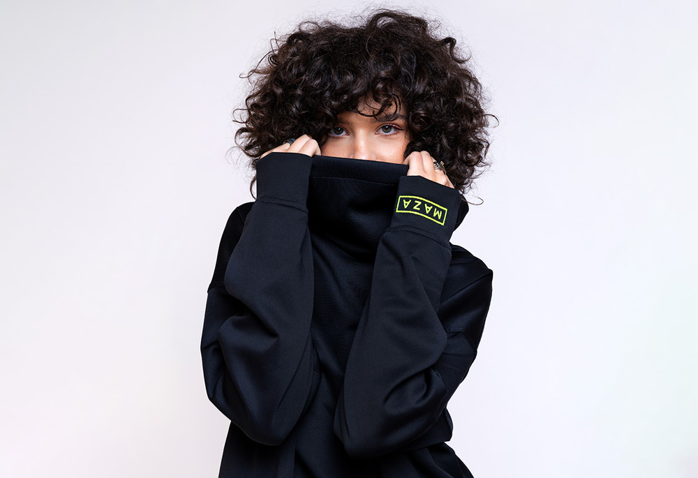 Black Unisex Human Sweater